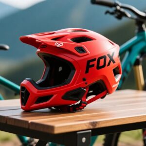 FoxRidge Red MTB Helmet
