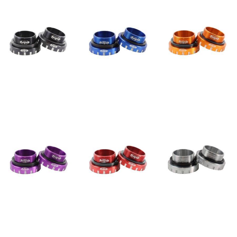 Hope BSA30 threaded bottom bracket in multiple anodized colors